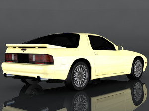 1990 mazda rx-7 3D मॉडल