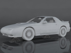 1990 mazda rx-7 3D मॉडल