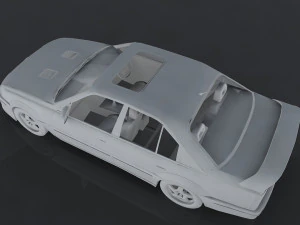 1990 lotus carlton 3D Model
