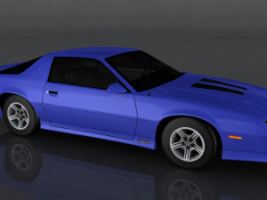chevrolet camaro iroc 3Dモデル