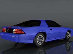 chevrolet camaro iroc 3Dモデル