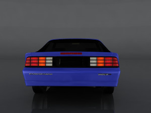 chevrolet camaro iroc 3Dモデル