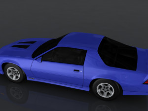 chevrolet camaro iroc 3Dモデル