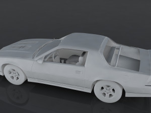 chevrolet camaro iroc 3Dモデル