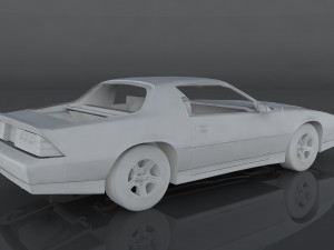 chevrolet camaro iroc 3Dモデル