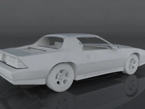 chevrolet camaro iroc 3D Model