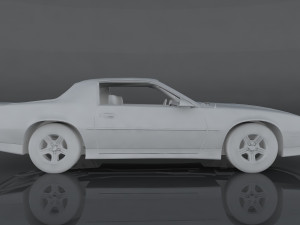 chevrolet camaro iroc 3Dモデル