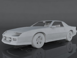 chevrolet camaro iroc 3Dモデル