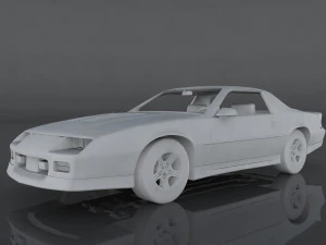 chevrolet camaro iroc 3D Model