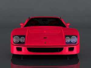 1989 ferrari f40 3D Модель
