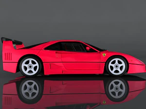 1989 ferrari f40 3D Model