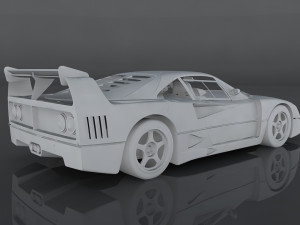 1989 ferrari f40 3D Модель
