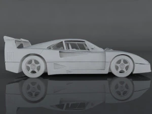 1989 ferrari f40 3D Model