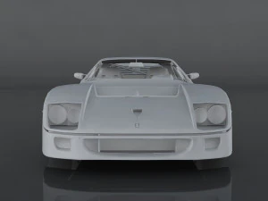 1989 ferrari f40 3D Model