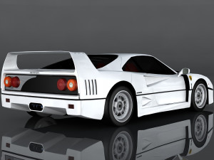 ferrari f40 3D Model