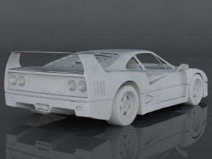 ferrari f40 3D Model