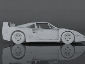 ferrari f40 3D Model