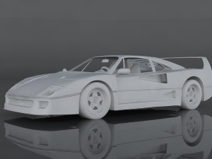 ferrari f40 3D Model