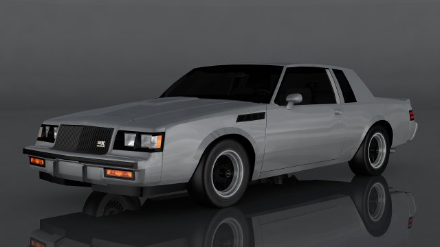 buick regal gnx 3D-Modell .c4d .max .obj .3ds .fbx .stl .blend 