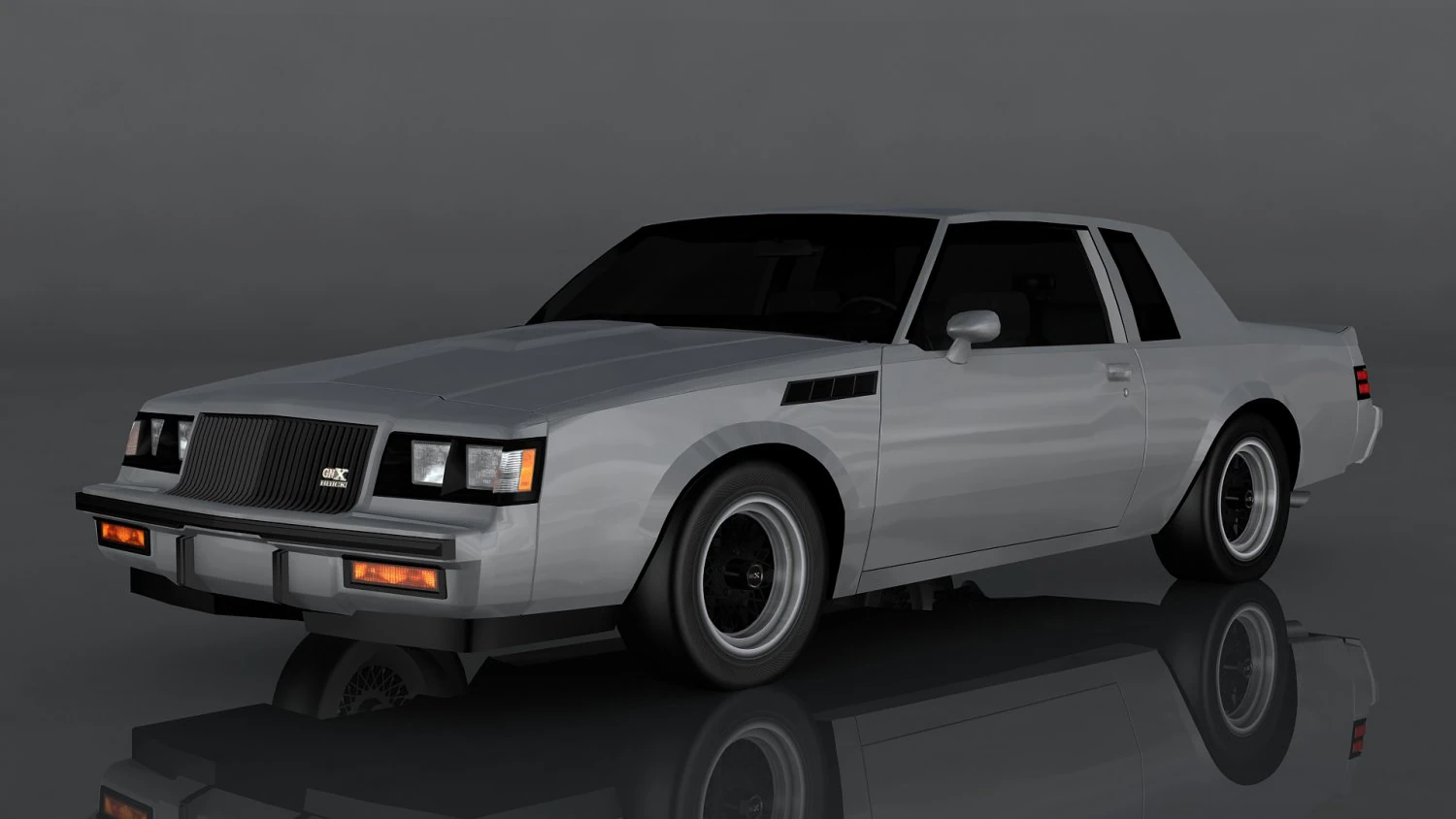 buick regal gnx 3D Model .c4d .max .obj .3ds .fbx .stl .blend 