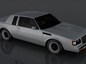 buick regal gnx 3D-Modell