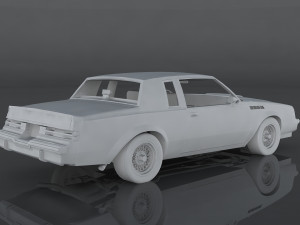 buick regal gnx 3D-Modell