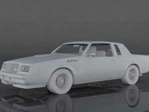 buick regal gnx 3D-Modell