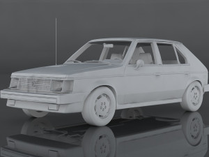 dodge shelby omn Model 3D