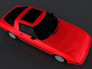 1985 mazda rx-7 3D Model