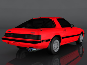 1985 mazda rx-7 Modèle 3D