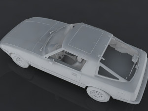 1985 mazda rx-7 Modèle 3D