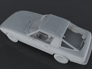 1985 mazda rx-7 3D Model