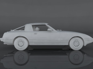 1985 mazda rx-7 Modèle 3D