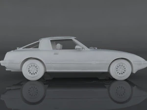 1985 mazda rx-7 3D Model