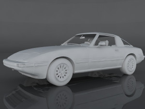 1985 mazda rx-7 Modèle 3D