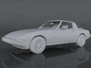 1985 mazda rx-7 3D Model