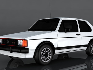 volkswagen rabbit gti Modelo 3D