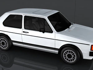 volkswagen rabbit gti 3D Model