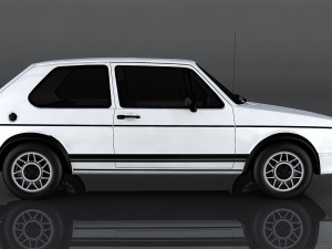 volkswagen rabbit gti Modèle 3D