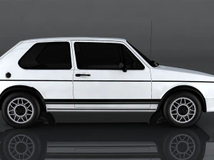 volkswagen rabbit gti 3D Model