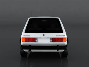 volkswagen rabbit gti 3D Model