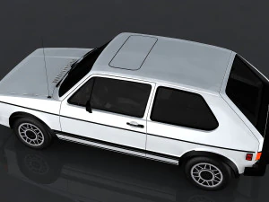 volkswagen rabbit gti 3D Model