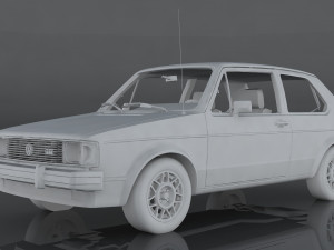 volkswagen rabbit gti Modèle 3D
