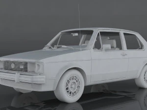 volkswagen rabbit gti 3D Model