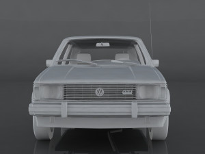 volkswagen rabbit gti Modèle 3D