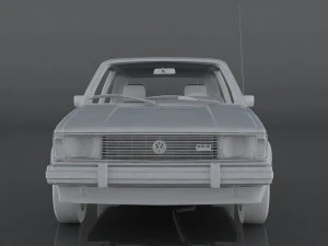volkswagen rabbit gti 3D Model
