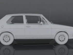 volkswagen rabbit gti 3D Model