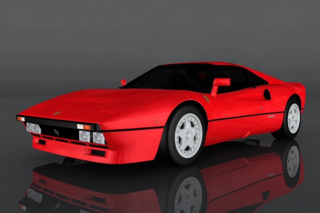 1984 ferrari gto 3D Model .c4d .max .obj .3ds .fbx .stl .blend 