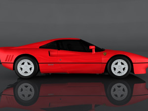 1984 ferrari gto 3D Model