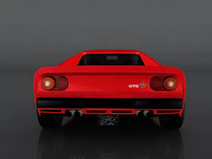1984 ferrari gto 3D Model